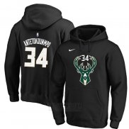 Sudaderas con Capucha Giannis Antetokounmpo Milwaukee Bucks Negro