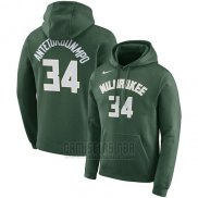 Sudaderas con Capucha Giannis Antetokounmpo Milwaukee Bucks Verde