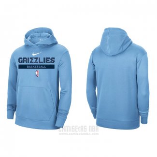 Sudaderas con Capucha Memphis Grizzlies Practice Performance 2022-23 Azul