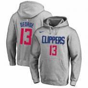 Sudaderas con Capucha Paul George Los Angeles Clippers Gris