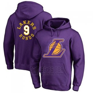 Sudaderas con Capucha Rajon Rondo Los Angeles Lakers Violeta