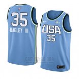 Camiseta 2019 Rising Star Marvin Bagley III #35 USA Azul