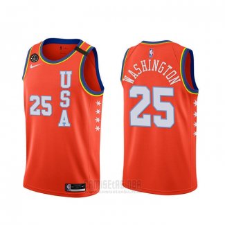 Camiseta 2020 Rising Star P. J. Washington #25 USA Rojo