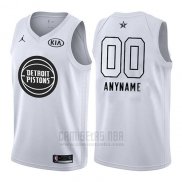 Camiseta All Star 2018 Detroit Pistons Nike Personalizada Blanco