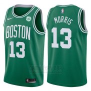 Camiseta Boston Celtics Marcus Morris #13 Icon 2017-18 Verde2