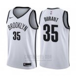 Camiseta Brooklyn Nets Kevin Durant #35 Association 2019-20 Blanco