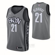 Camiseta Brooklyn Nets Lamarcus Aldridge #21 Statement 2021 Gris