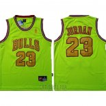 Camiseta Chicago Bulls Michael Jordan #23 Verde