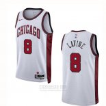 Camiseta Chicago Bulls Zach Lavine #8 Ciudad 2022-23 Blanco