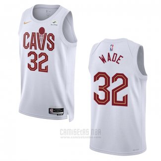 Camiseta Cleveland Cavaliers Dean Wade #32 Association 2022-23 Blanco