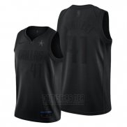 Camiseta Dallas Mavericks Dirk Nowitzki #41 MVP Negro