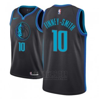 Camiseta Dallas Mavericks Dorian Finney-Smith #10 Ciudad 2018-19 Azul