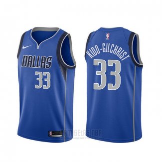 Camiseta Dallas Mavericks Michael Kidd-Gilchrist #33 Icon Azul