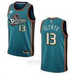 Camiseta Detroit Pistons Kelly Olynyk #13 Classic 2022-23 Verde