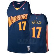 Camiseta Golden State Warriors Chris Mullin 2009-10 Hardwood Classics Azul