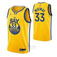 Camiseta Golden State Warriors James Wiseman #33 Statement 2020 Amarillo