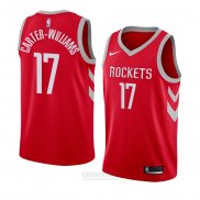 Camiseta Houston Rockets Michael Carter-Williams #17 Icon 2018 Rojo