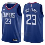 Camiseta Los Angeles Clippers Lou Williams #23 Icon 2017-18 Azul