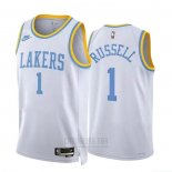 Camiseta Los Angeles Lakers D'Angelo Russell #1 Classic 2022-23 Blanco