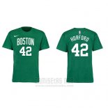 Camiseta Manga Corta Al Horford Boston Celtics Verde4