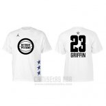 Camiseta Manga Corta Blake Griffin All Star 2019 Detroit Pistons Blanco