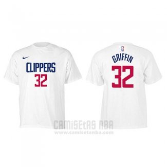 Camiseta Manga Corta Blake Griffin Los Angeles Clippers Blanco