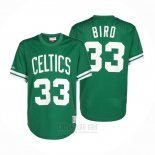 Camiseta Manga Corta Boston Celtics Larry Bird #33 Verde