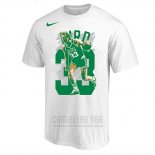 Camiseta Manga Corta Boston Celtics Larry Bird Verde