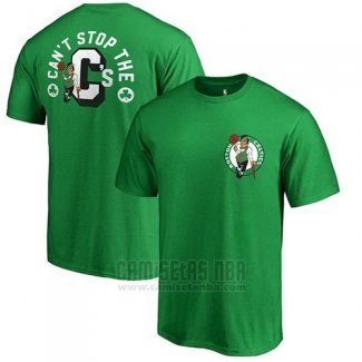 Camiseta Manga Corta Boston Celtics Verde Can't Stop