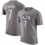 Camiseta Manga Corta Brooklyn Nets Kevin Durant Statement Gris
