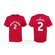 Camiseta Manga Corta Kawhi Leonard Toronto Raptors Rojo2
