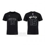 Camiseta Manga Corta Kemba Walker Charlotte Hornets Negro Ciudad