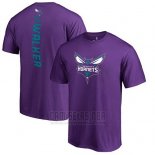 Camiseta Manga Corta Kemba Walker Charlotte Hornets Violeta2