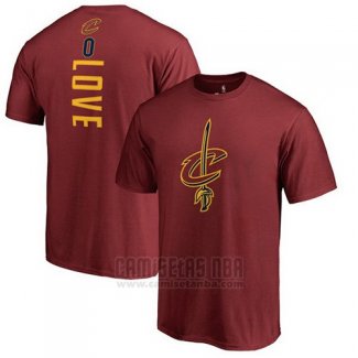 Camiseta Manga Corta Kevin Love Cleveland Cavaliers Rojo