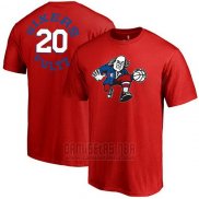 Camiseta Manga Corta Markelle Fultz Philadelphia 76ers Rojo