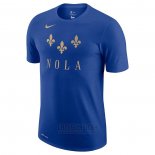Camiseta Manga Corta New Orleans Pelicans Ciudad 2020-21 Azul