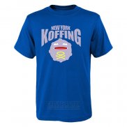 Camiseta Manga Corta New York Knicks Cruzado Pokemon Koffing Azul