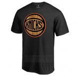 Camiseta Manga Corta New York Knicks Negro4