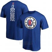 Camiseta Manga Corta Paul George Los Angeles Clippers 2019-20 Azul
