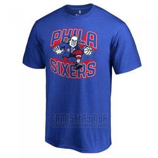 Camiseta Manga Corta Philadelphia 76ers Azul Phila