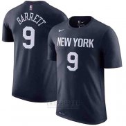 Camiseta Manga Corta Rj Barrett New York Knicks Azul 2019-20 Ciudad