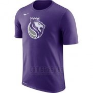 Camiseta Manga Corta Sacramento Kings Violeta