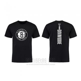 Camiseta Manga Corta Spencer Dinwiddie Brooklyn Nets Negro