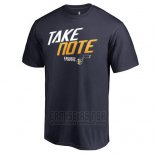 Camiseta Manga Corta Utah Jazz Azul Marino 2018 NBA Playoffs Slogan