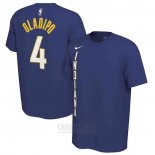 Camiseta Manga Corta Victor Oladipo Indiana Pacers 2019-20 Azul Earned Edition