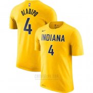 Camiseta Manga Corta Victor Oladipo Indiana Pacers Amarillo Dri-FIT Statement