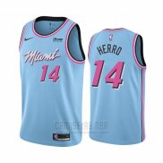 Camiseta Miami Heat Tyler Herro #14 Ciudad Azul