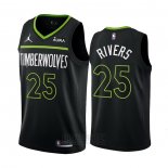 Camiseta Minnesota Timberwolves Austin Rivers #25 Statement 2022-23 Negro