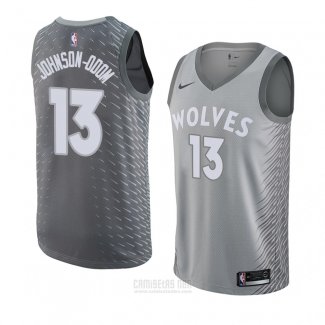 Camiseta Minnesota Timberwolves Darius Johnson-Odom #13 Ciudad 2018 Gris