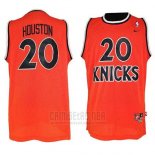 Camiseta New York Knicks Allan Houston #20 Retro Naranja